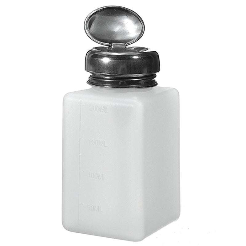 200ml Empty Nail Polish Remover Liquid Press Pump Dispenser Bottle