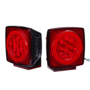 2Pcs 12V Upgrade Car LED Turn Marker Rear Tail Light Brake Stop Lamp Kit Waterproof For Trailer Truck Boat
