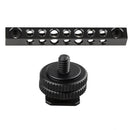 KEMO C1483 1/4 Thread Hot Shoe Extension Cheese Pipe Stabilizer for DSLR Camera Microphone Video Light
