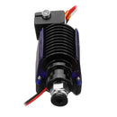 12V 40W V6 J-head Hotend Extruder Nozzle Kit with Cooling Fan/Teflon Tube/Drill Bits