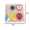 Wooden Vegetables Dessert Kids Fruits Slice Puzzles Toys