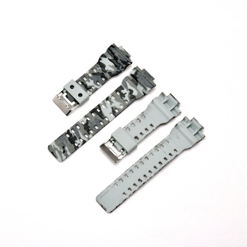 Camouflage Silicone Strap Replacement Watch Band for GA-110/100/120/GD120