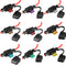 3pcs 200mm 14 Gauge ATC Fuse Holder In Line AWG Wire + 6PCS 11mm Car Blade Fuses