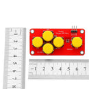 3pcs AD Analog Keyboard Module Electronic Building Blocks 5 Keys DIY