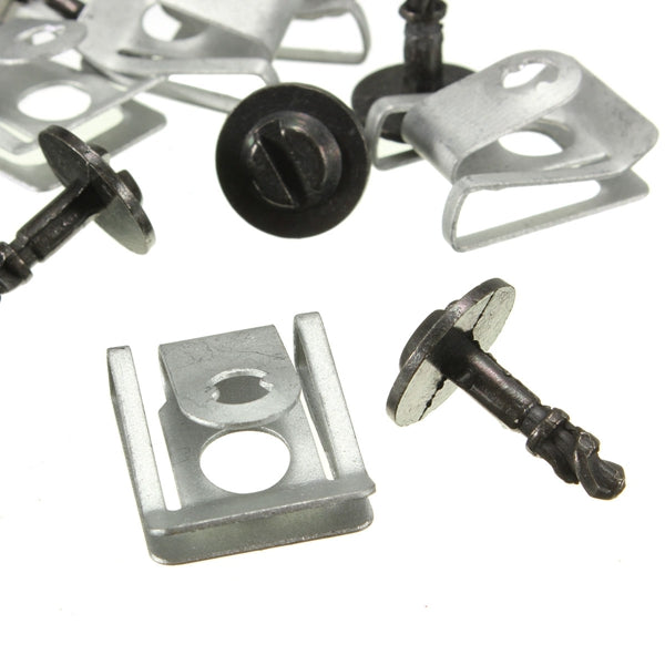 5Sets Engine Gear Box Transmission Cover Clips Fasteners Clamps For BMW E39 7 E38
