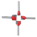 4pcs 10/13/16/18mm Surface Planing Bottom Cleaning Wood Milling CNC Router Bit Woodworking Tools