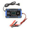 FOXSUR 12/24V 8A/4A Touch Screen Pulse Repair LCD Battery Charger Blue For Car Motorcycle Lead Acid Battery Agm Gel Wet