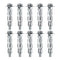 10pcs M4 x 32 Plasterboard Cavity Wall Anchor Heavy Duty Hollow Metal Plug Fixing Screw