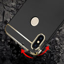 Bakeey Ultra-thin 3 in 1 Plating Frame Splicing PC Hard Protective Case For Xiaomi Redmi Note 6 Pro