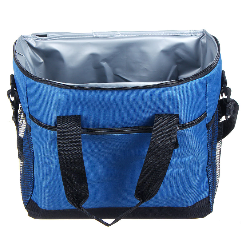 Waterproof 16L Insulated Thermal Shoulder Picnic Cooler Lunch Bag Storage Box