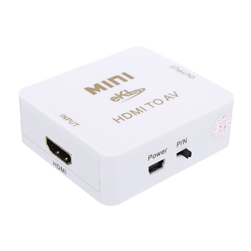 EKL 1080P HDMI To AV CABS RCA Video Adapter Converter for AV HDTA Projectors