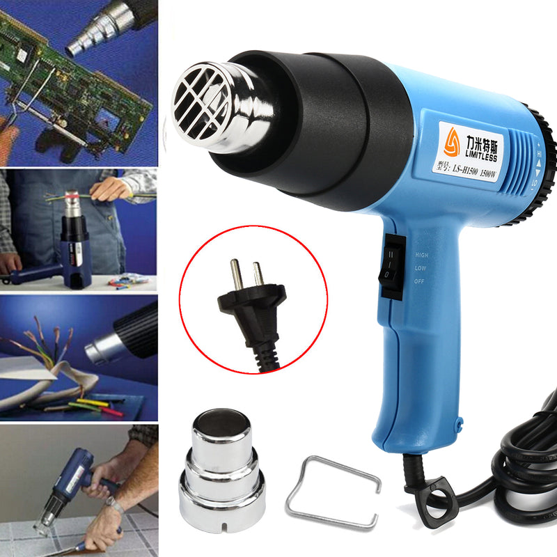 220V EU Plug 1500W Adjustable Hot Air Gun Volume Electric Heat Gun