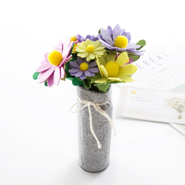 Non-woven Hand-made Fabric Diy Material Package Free Cutting Artificial Flower Decoration Decoration Mother's Day Creative Gift