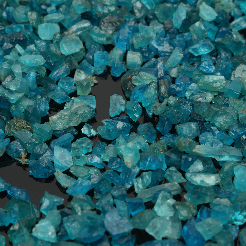 100g Natural Blue Green Apatite Stone Rough Mineral DIY Settings