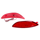 LED Rear Bumper Reflector Driving Brake Lamps Pair For Hyundai Accent/Verna/Solaris 2008-2015