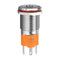 3000W 3 Pin Metal Latching Illuminated LED Switch Push Button Switch Waterproof Self-locking