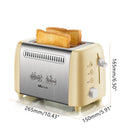 Bear DSL-A02W1 Automatic Household Toaster Two pieces of bread Toaster for Breakfast Bread Maker