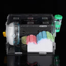 Hamster Acrylic Cage Clear 1 Layer Mice Mouse Gerbil Castle Rat House Toy Pet Bed
