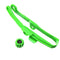Green Chain Slider With Lower Roller For Kawasaki KX250F 06-16 KX450F 06-15