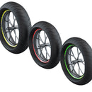 Motorcycle Rim Stripe Wheel Decals Reflective Tape Bike Car Sticker Green Red Yellow Universal