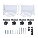 Drillpro 2Pcs New Woodworking Table Featherboards Feather Loc Boards for Table Saw Router Table Band Saws Fence Miter Slot Tool