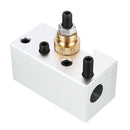 Machifit Upgraded Silver Quick Change Post Holder Set Boring Bar Turning Tool Holder For CNC Mini Lathe