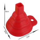 Random delivery of color Silicone folding small funnel