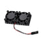 Dual Fan Radiator Development Board 51*25*13mm Cpu Air Cooling  Heat Sink Module for Raspberry Pi 3b+
