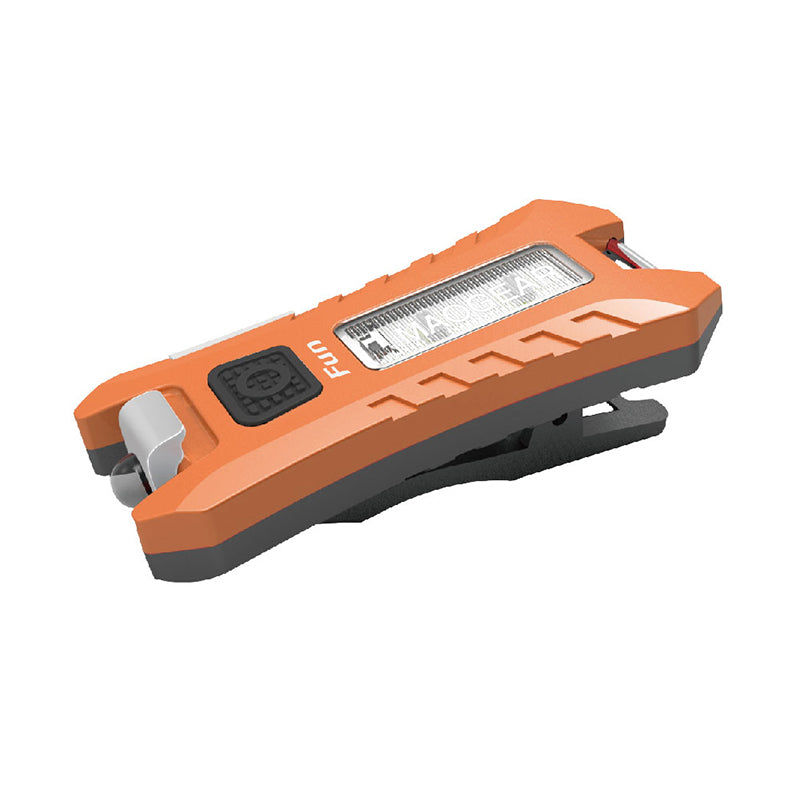 SUNREI Fun 40LM 6Modes USB Rechargeable KeyChain Light EDC LED Flashlight Black/Yellow/Orange/Blue