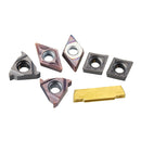 21PCS 10mm Lathe Solid Carbide Inserts Turning Tool Holder Boring Bar With Wrenches For Lathe Cutting Tools