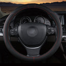 Breathable 38cm PU Leather Non-slip Car Steering Wheel Covers for Toyota/Honda/Nissan/Mazda