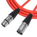 3inch XLR Pin Male to Female Mic Microphone Shielded Extension Audio Cable
