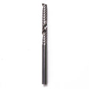 Drillpro DB-M7 10pcs 1/8 Inch Shank 1 Flute Carbide Spiral End Mill Cutter 3.175x25mm
