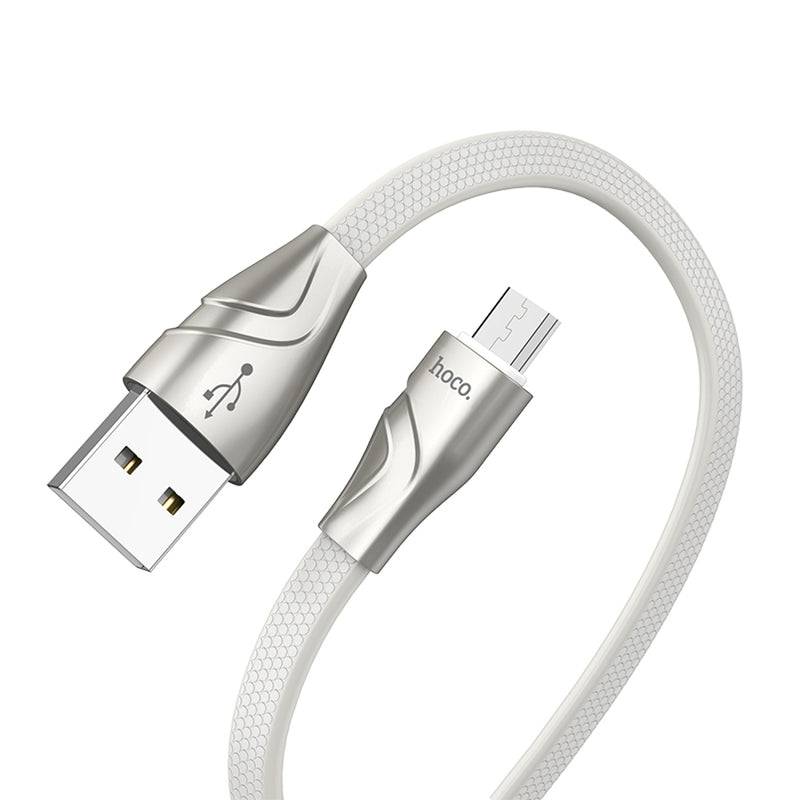HOCO U57 Twisting Micro USB Charging Data Sync Cable for Tablet Smartphone 1.2M