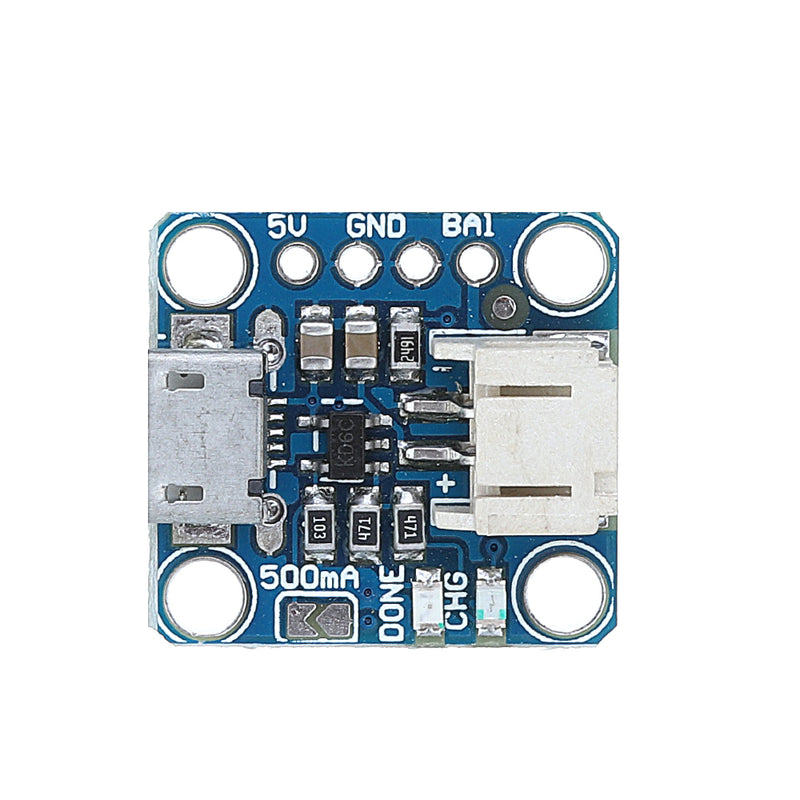 5pcs 3.7V 4.2V 5V 100mA Micro-Lipo Charger USB Battery Charging Board Micro-B Connector Lithium for LiPoLiIon V1
