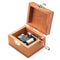 Retro Wooden Wind Up Music Box Castle In The Sky