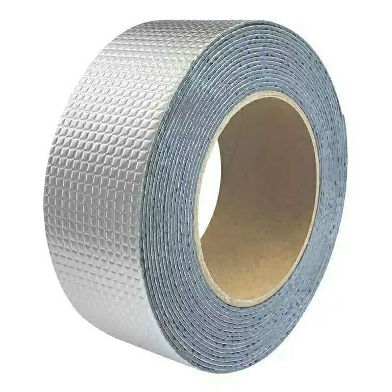 Aluminum Foil Butyl Rubber Tape Self Adhesive Waterproof Tape for Roof Pipe Caulking Super Fix Duct Tape