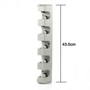 5 Position 6 Hooks Wall Mounted Mop Broom Holder Hanger Kitchen Shelf Storage Holder Garage Storage