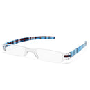 Womens Ultraportability Printed Reading Glasses Rectangular Eyeglasses Computer Presbyopic Glasses