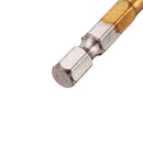 Drillpro 6-19mm Countersink Drill Bit with Automatic Center Pin Punch 5 Flutes Hex Shank Titanium Coated Chamfer Cutter Set
