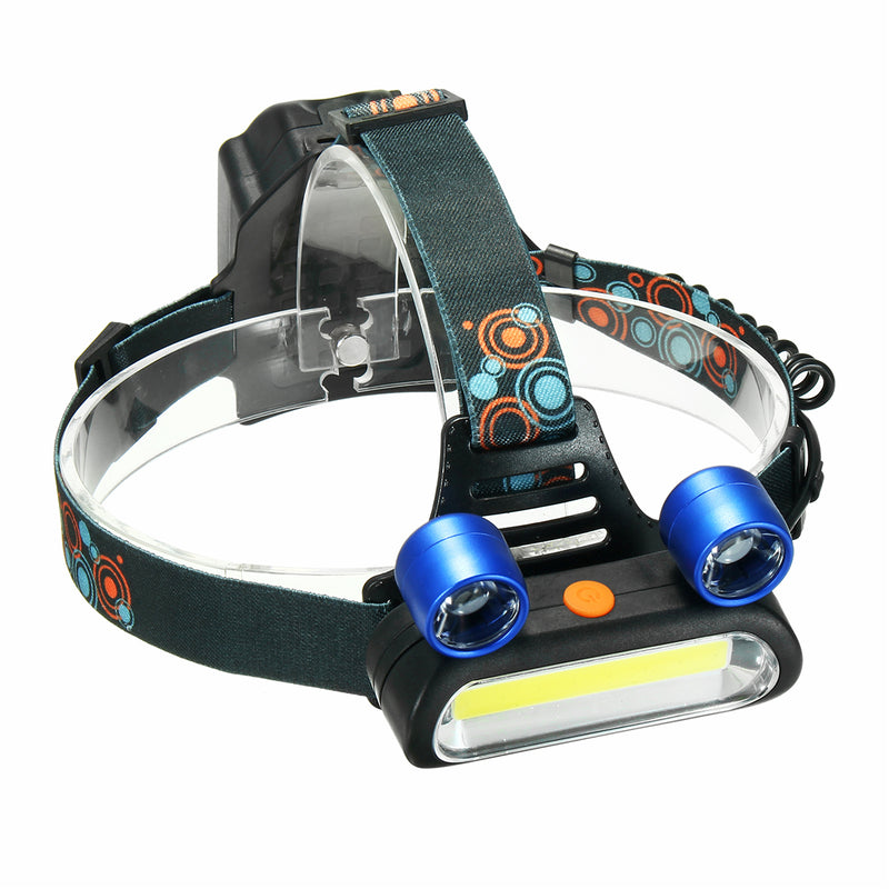 1500LM T6 COB LED Headlamp Outdoor Bike Hiking Camping Flashlight Emergency Lantern