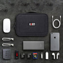 BUBM DPS-S Double Layer Electronics Accessories Cable Organizer Data Cable Storage Bag Carry Case