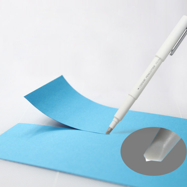 Filolang CP-55 Pen Paper Cutter Portable Pen Cutting Newspaper Magazine Hand Account Ceramic Paper