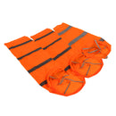 Reflective Tape Outdoor Windsocks Bag Weather Station Flag Belt for Airport Garden Patio Lawn Safety-S/M/L