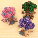 Mini Resin Flower Tree DIY Moss Micro Landscape Decoration Garden Flower Pot Plant Decor