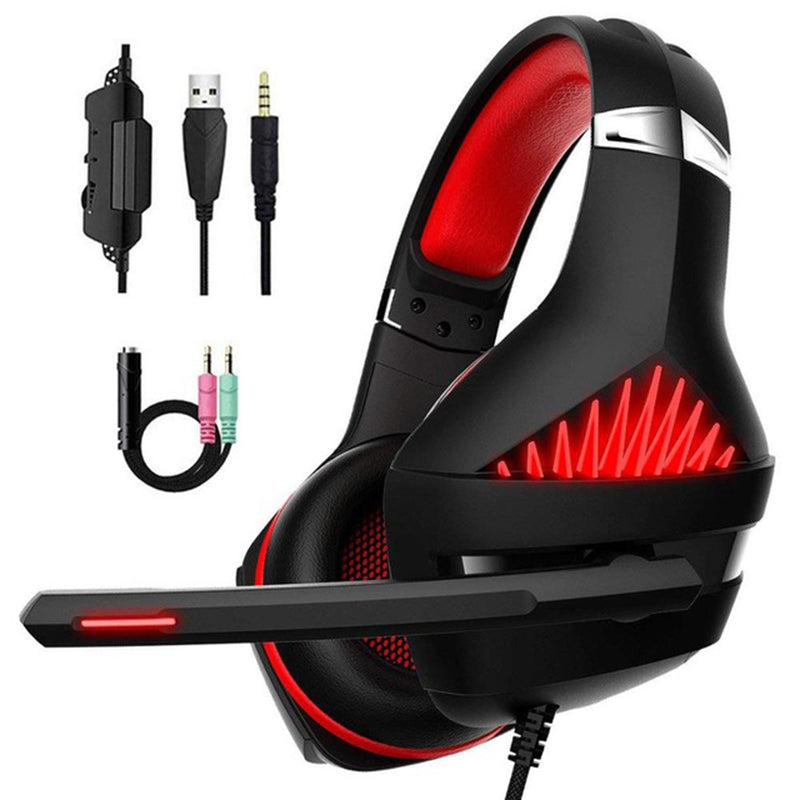 Beexcellent GM-5 Wired Shocking Bass Gaming Headphone with Microphone Headset for PS3 PS4 Xbox ONE PC