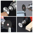 Drillpro 41Pcs Cutting Wheel Set for Rotary Tool 6Pcs HSS Circular Saw Blades 20Pcs Resin Cutting Discs 10Pcs Diamond Cutting Wheels with 5Pcs Mandrels