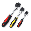 1/2inch 3/8inch 1/4inch Handle Drive Socket Ratchet Wrench Spanner Quick Release 24 Teeth