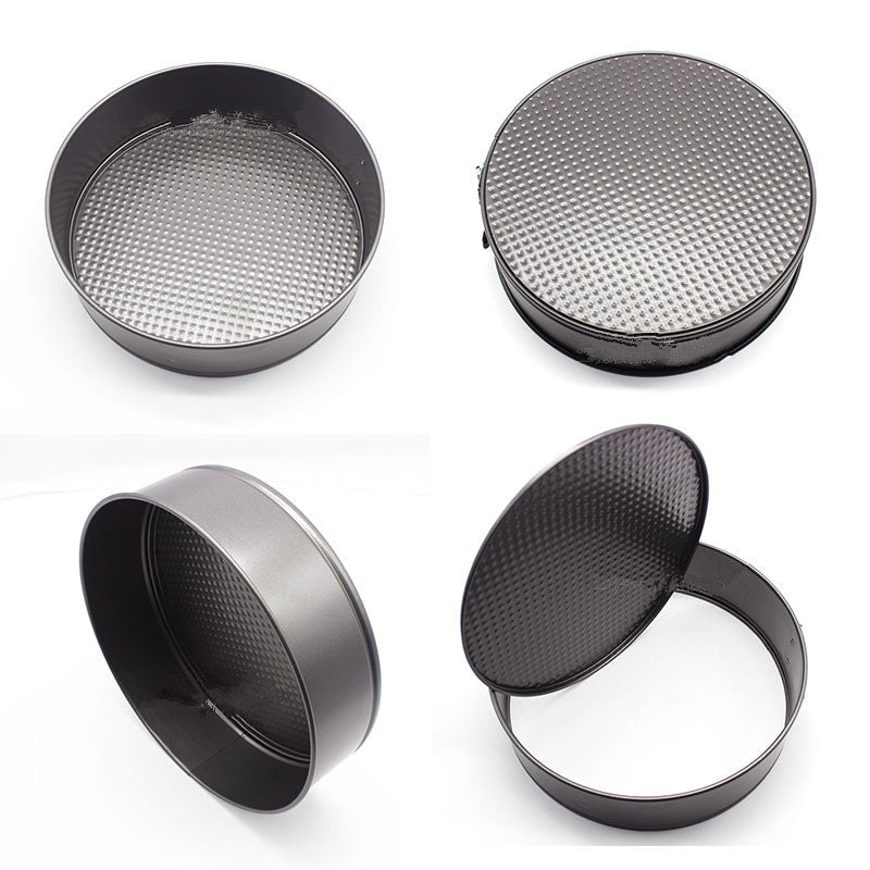 Leakproof Round Cake Pan Carbon Steel Kitchen Bakeware with Removable Bottom Baking Mold