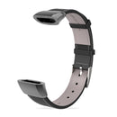 Mijobs Leather Watch Strap Replacement Watch Band for Huawei Band 2 Pro B29 B19